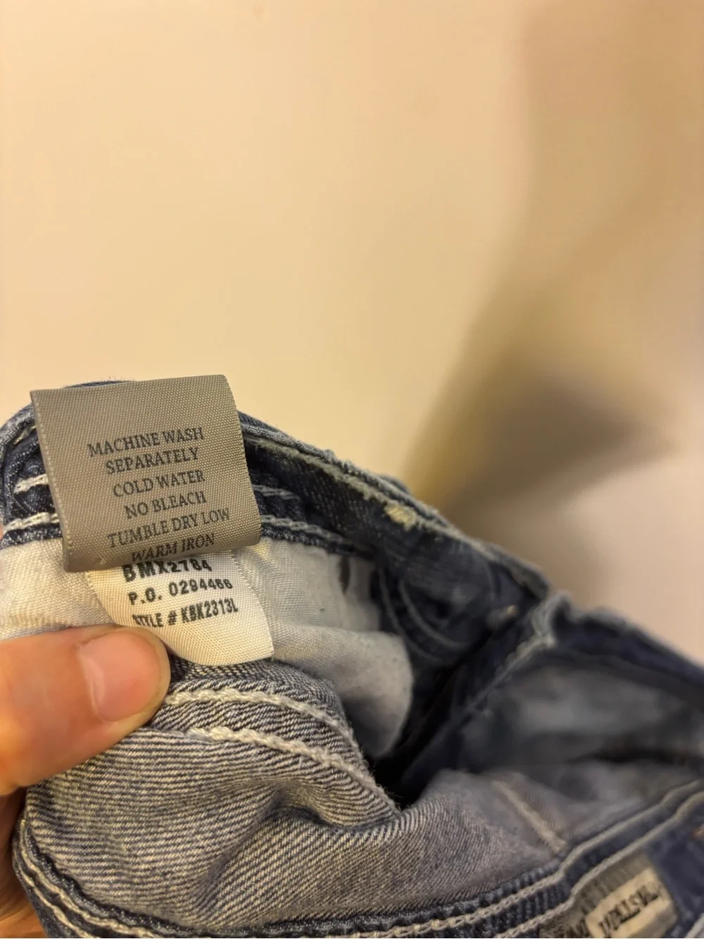 BKE Tyler Straight Leg Jeans Mens 36L Faded Blue Denim 36 x 36 Long Inseam